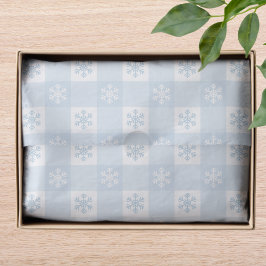 Papel De Seda Festividad de Navidades de copos de nieve modernos