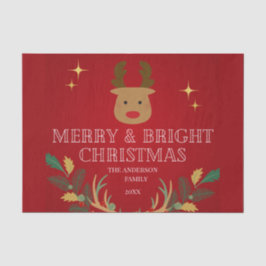 Papel De Seda Festividad de Navidades elegantes