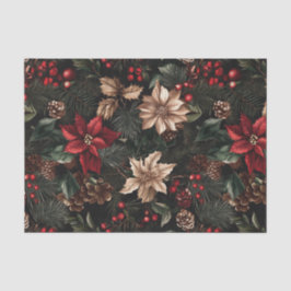 Papel De Seda Festividad de Navidades oscuros y morosos