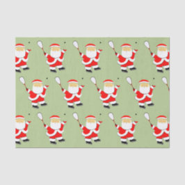 Papel De Seda Festividad del jugador de squash Navidades