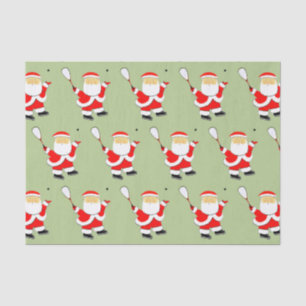 Papel De Seda Festividad del jugador de squash Navidades
