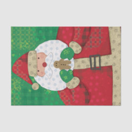 Papel De Seda Festividad Santa Gingerbread