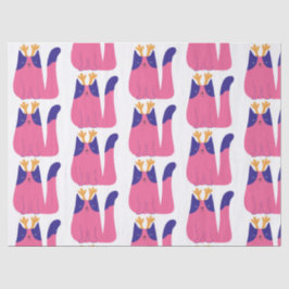 Papel De Seda Festividades de Navidades de gato