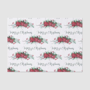Papel De Seda Festividades florales en Navidades de Poinsettia