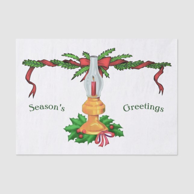 Papel De Seda Festivo de vacaciones 2 (Anverso)