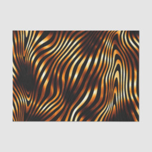 Papel De Seda Fiery Tiger Stripes