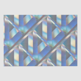 Papel De Seda Fiesta de arcoiris del pasto holográfico geométric