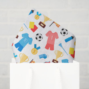 Papel De Seda fiesta de baldosas de los amantes del fútbol fresc