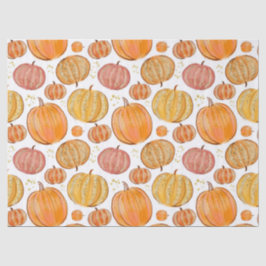 Papel De Seda Fiesta de calabaza estacional con baldosas