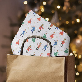 Papel De Seda Fiesta de cóctel de cascanueces Navidad