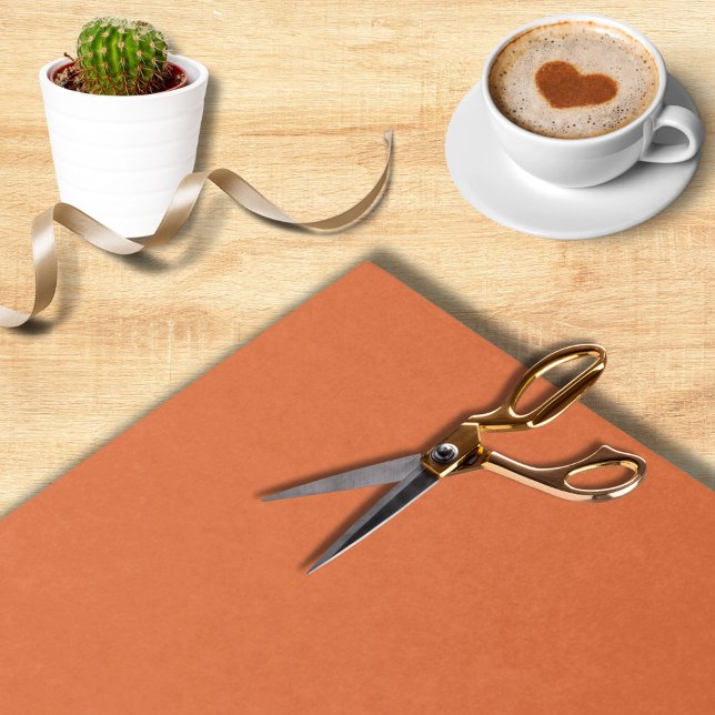 Papel De Seda Fiesta de color naranja oscuro moderno (Subido por el creador)