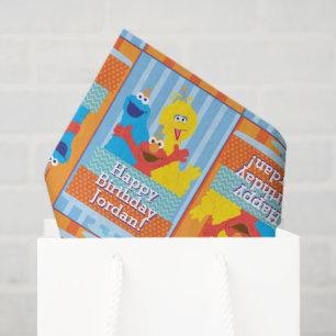 Papel De Seda Fiesta de Cumpleaños de Amigos de Sésamo