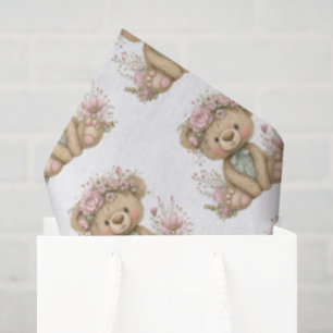 Papel De Seda Fiesta de Cumpleaños de Animales Boho Adorable