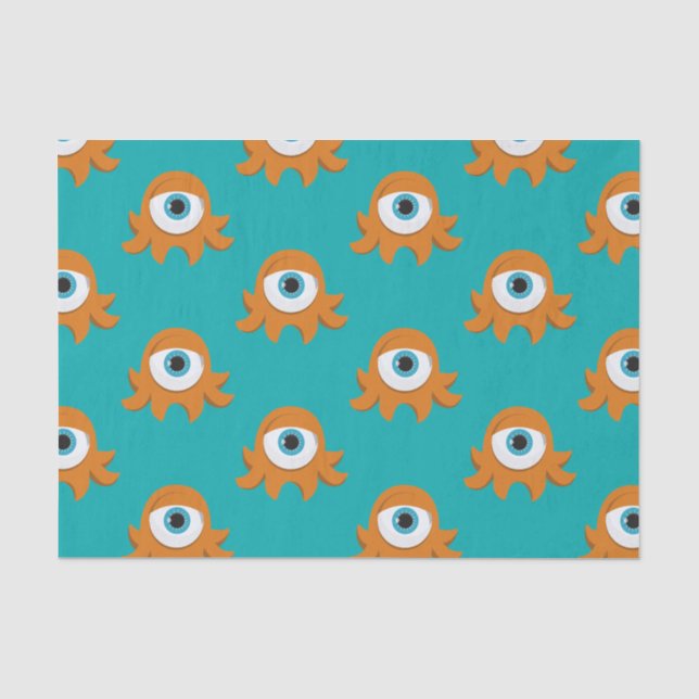 Papel De Seda Fiesta de cumpleaños de ciencia loca (Anverso)