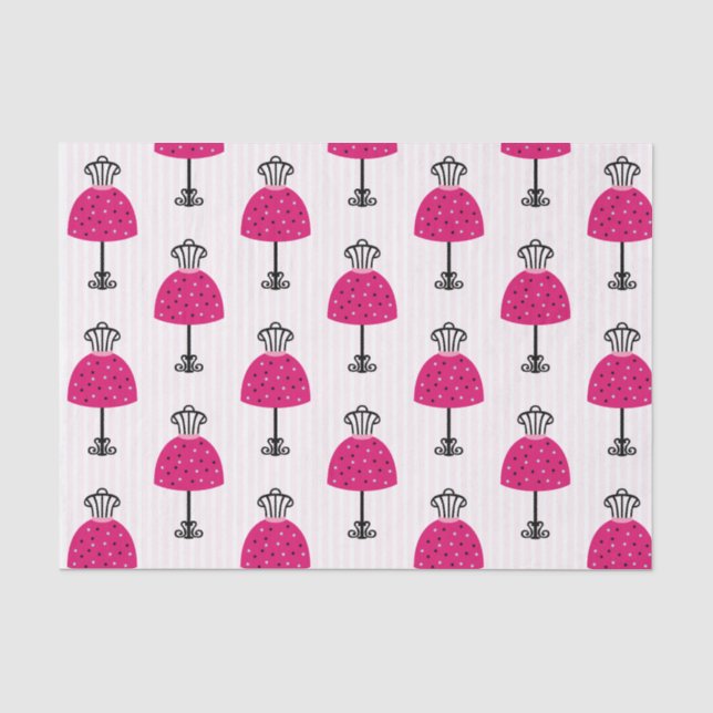 Papel De Seda Fiesta de cumpleaños de Diva de Moda Glam (Anverso)