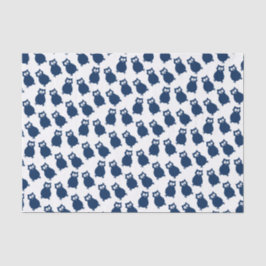 Papel De Seda Fiesta de cumpleaños de las Lechuzas Azules