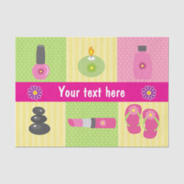 Papel De Seda fiesta de cumpleaños del chica Spa