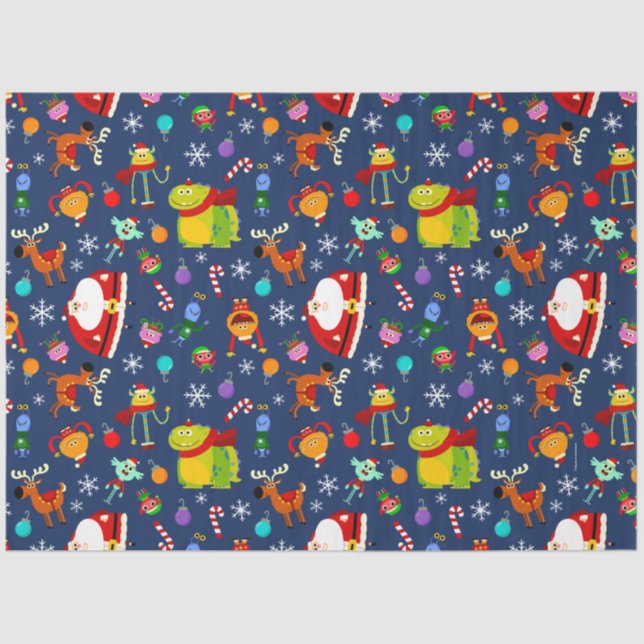 Papel De Seda Fiesta de fideos y pollos súper simple (Anverso)