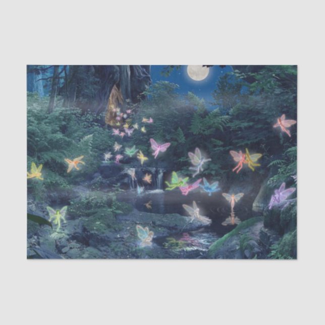 Papel De Seda fiesta de hadas (Anverso)