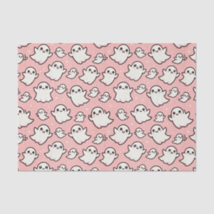 Papel De Seda Fiesta de Halloween Fantasma Rosa