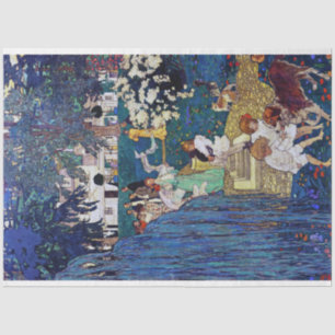 Papel De Seda Fiesta de jardín con perro y gato, Jessie Willcox