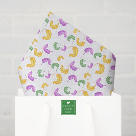 Papel De Seda Fiesta de Mardi Gras con Acuarela