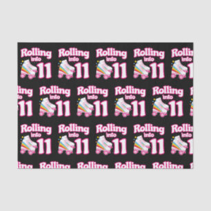 Papel De Seda Fiesta de Patinaje Infantil - Cumpleaños 11 - Pati