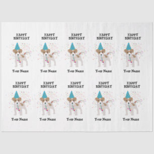 Papel De Seda Fiesta de perros - Animales con nombre de fiesta d