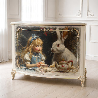 Papel De Seda Fiesta de té vintage de Alice in Wonderland Arte f