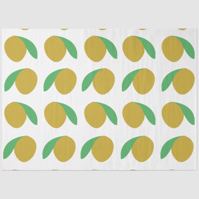 Papel De Seda Fiesta de Verano Fruta Tropical Mango (Anverso)