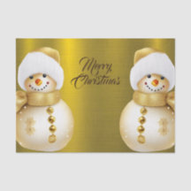 Fiesta navidad Golden Snowman vacaciones de invier