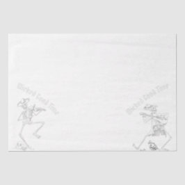 Papel De Seda Fiesta Negra de Halloween Retro Grunge