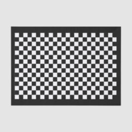 Papel De Seda Fiesta negro/blanco del color de encargo del