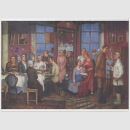 Papel De Seda Fiesta para el calentamiento de la casa