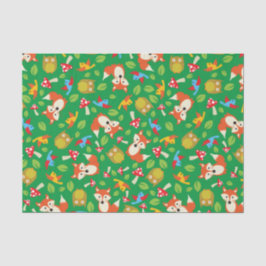 Papel De Seda Fiesta por el cumpleaños de un niño de Forest Anim