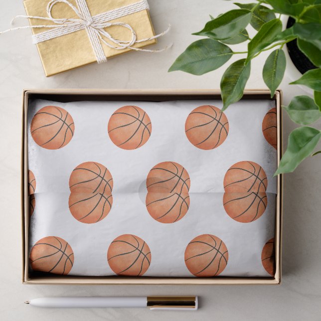 Papel De Seda Fiestas de Cumpleaños de Baloncesto Regalos de Equ (Regalo )