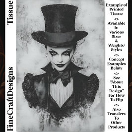 Papel De Seda Figura de Carnaval Noir, Maquillaje de Cara CG1B D