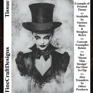 Papel De Seda Figura de Carnaval Noir, Maquillaje de Cara CG1B D