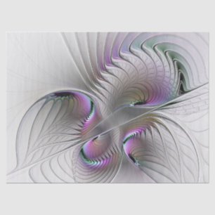 Papel De Seda Figura moderna abstracta tímida de fantasía Arte f