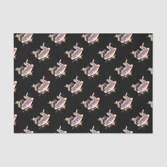 Papel De Seda Firma de bienvenida de Starry Las Vegas (Anverso)