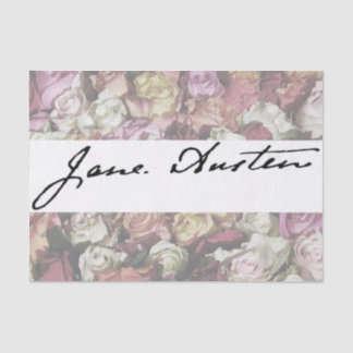 Papel De Seda Firma de Jane Austen