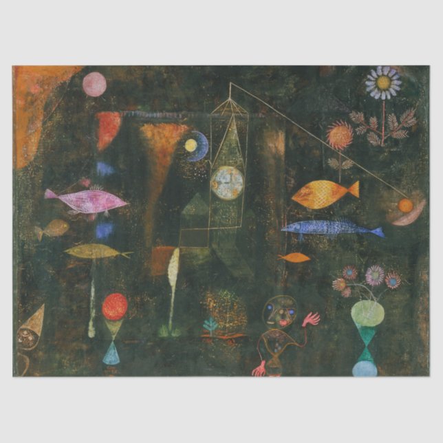 Papel De Seda Fish Magic - Paul Klee (Anverso)