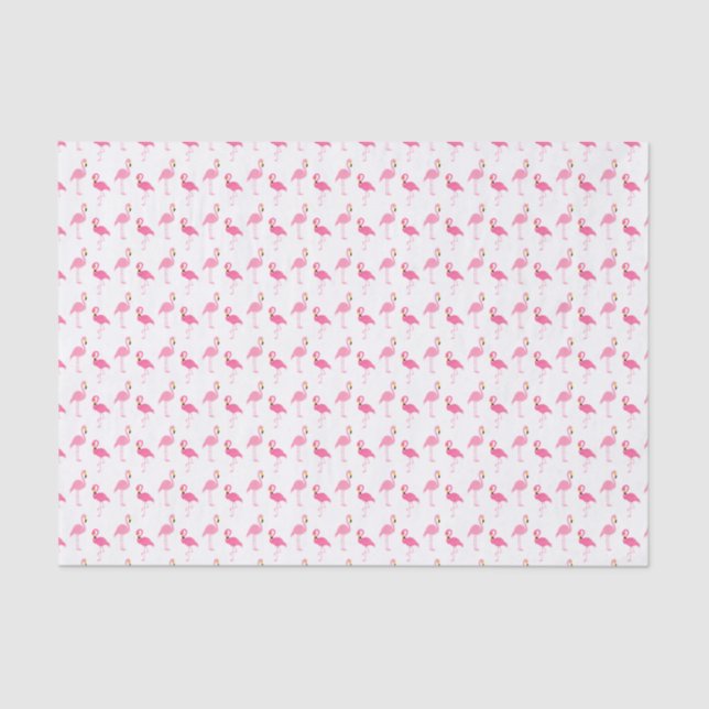 Papel De Seda Flamencos rosados (Anverso)