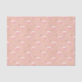 Papel De Seda Flamencos rosados (diseño 13 serie rosa)