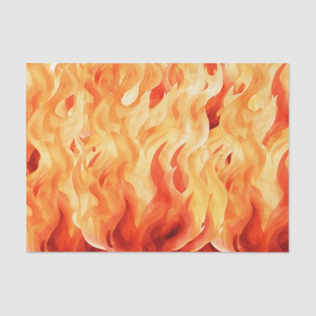Papel De Seda Flames de fuego (Anverso)