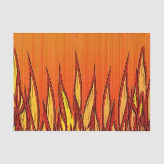 Papel De Seda Flames de fuego (Anverso)