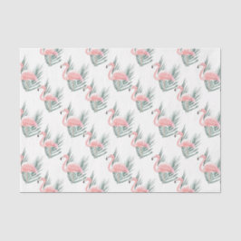 Papel De Seda Flamingo rosa (serie rosa Design 63)
