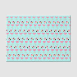 Papel De Seda Flamingo Rosado Tropical Primer Fiesta de cumpleañ