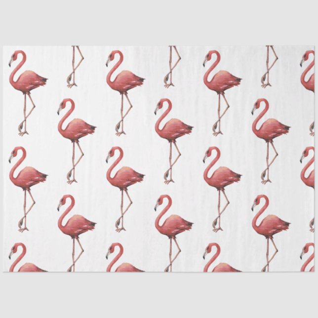 Papel De Seda Flamingo Tropical Vibes Series Design 2 (Anverso)