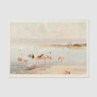 Flamingoes Bird Ephemera Decoupage